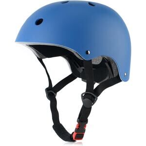 Kids Bike Helmet, Adjustable And Multi-Sport, From Toddler To Youth,Small (Blue)